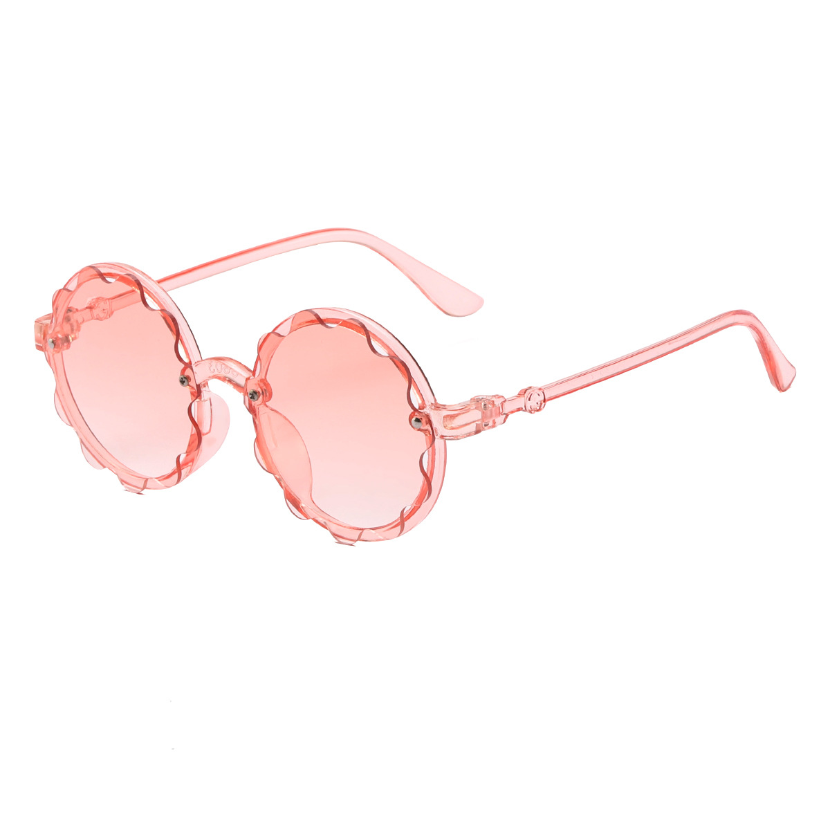 2021 nuevos niños ola océano gafas de sol moda irregular personalidad flor niños gafas de sol 8863