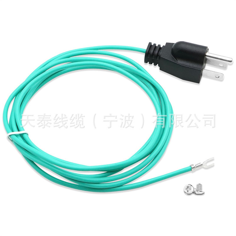 Truecable Shielded Ethernet Patch Panel Bonded and Grounded Extension Cord Adapter,Nema 5-15P