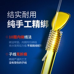 Xiaofengxian tied the sub-thread with double hook gold sleeves Jin Haixi short sub-thread finished crucian carp Haixi fish hook thread hand-tied