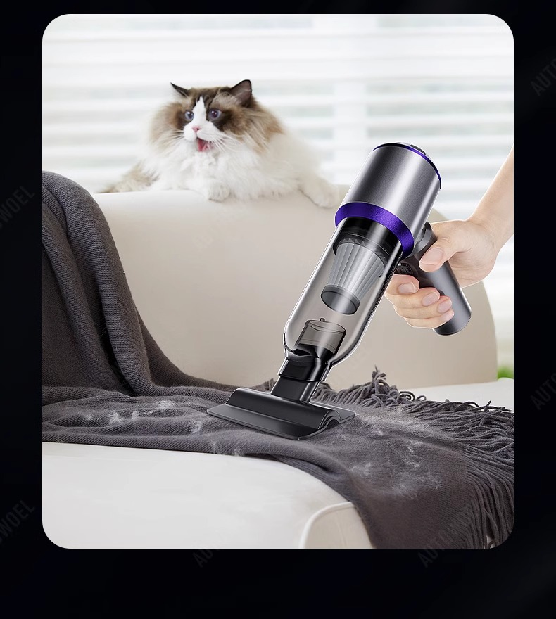 Wireless Vacuum Cleaner Household Car Large Suction Vacuum Cleaner Handheld Small Three-in-One Dust Blower Pet Hair Suction