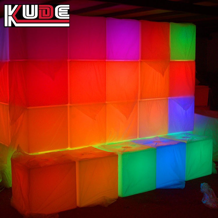 Hot sale LED taburetes de bar taburetes de muebles luminosos taburetes de colorido taburetes de patio exterior luz