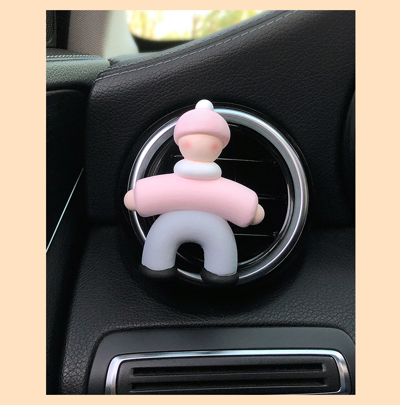 2025 New Villain Car Aromatherapy Car Perfume Air Vent Decoration Diffusing Stone Car Interior Ornament for Women