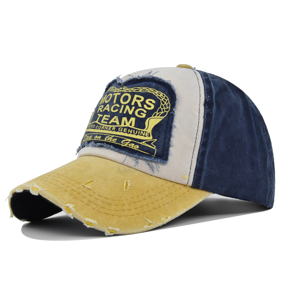 Graffiti Motors Printed Baseball Cap With Duckbill Design_voghion.com