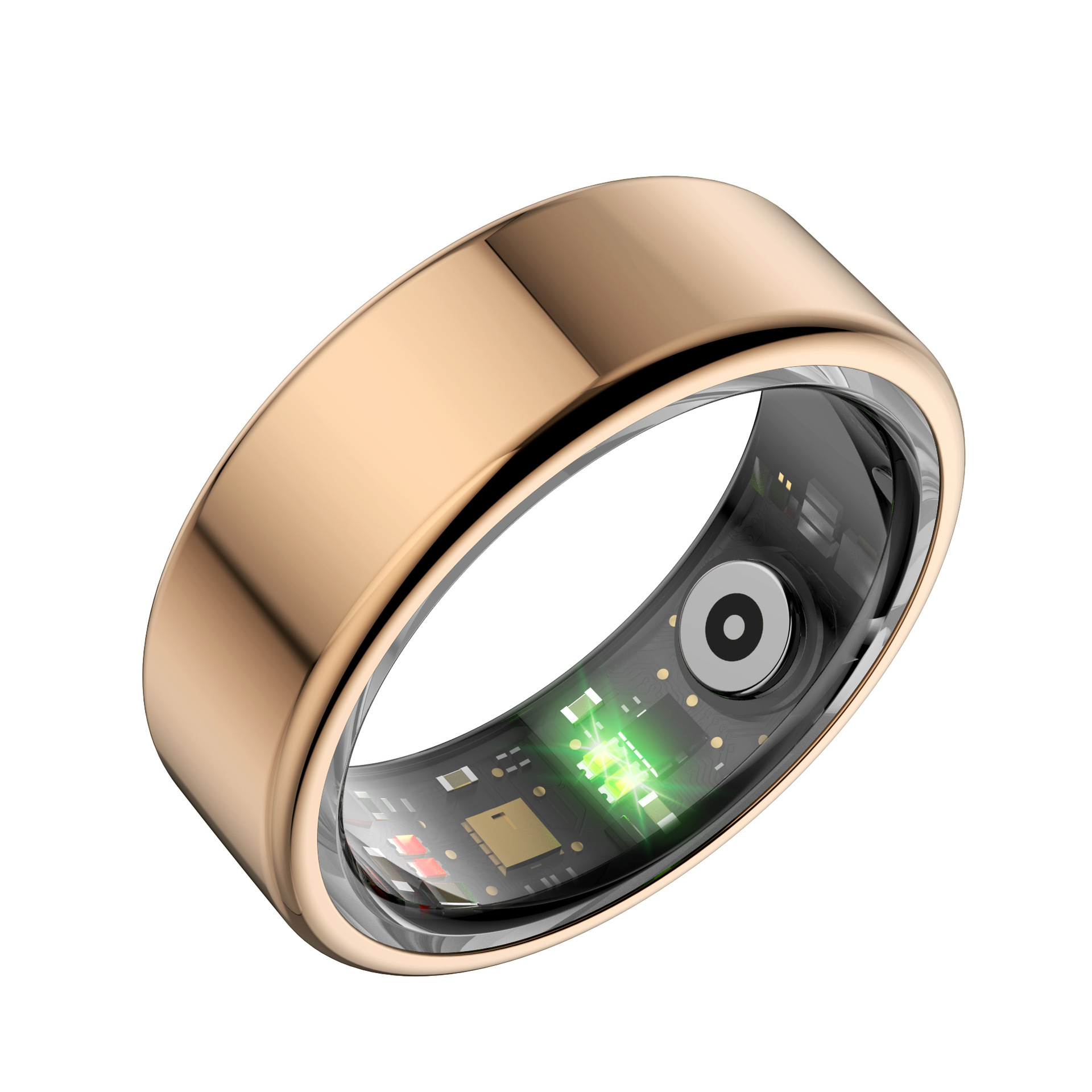 New R02 Smart Ring Waterproof Pressure Sensitive Blood Oxygen Sleep Heart Rate Monitor with Multiple Sports Modes_voghion.com