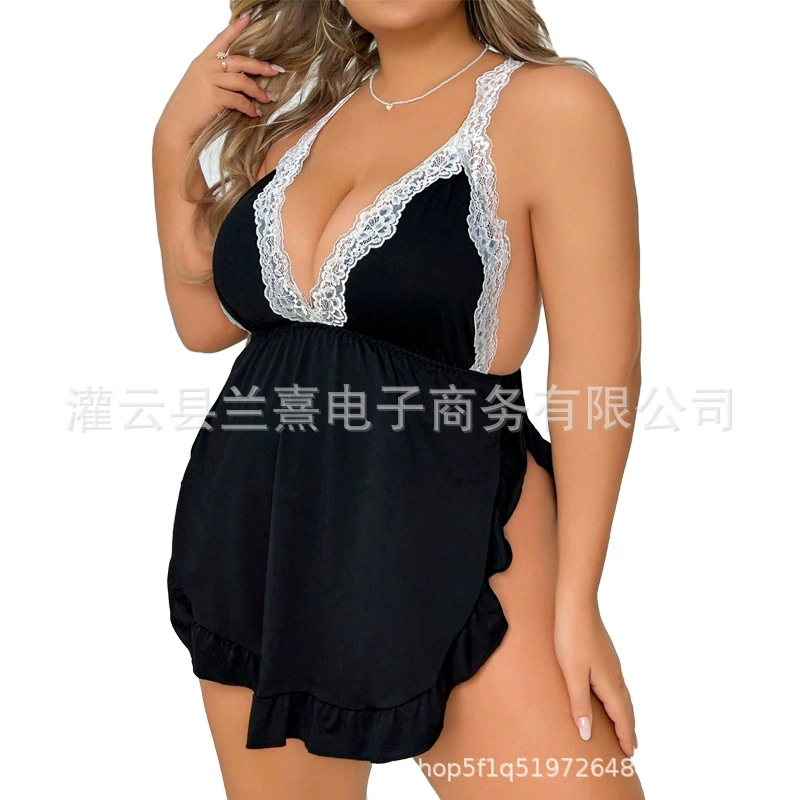  lace underwear, pijama, trousers, 2024 years, plus size, french style, lace dress