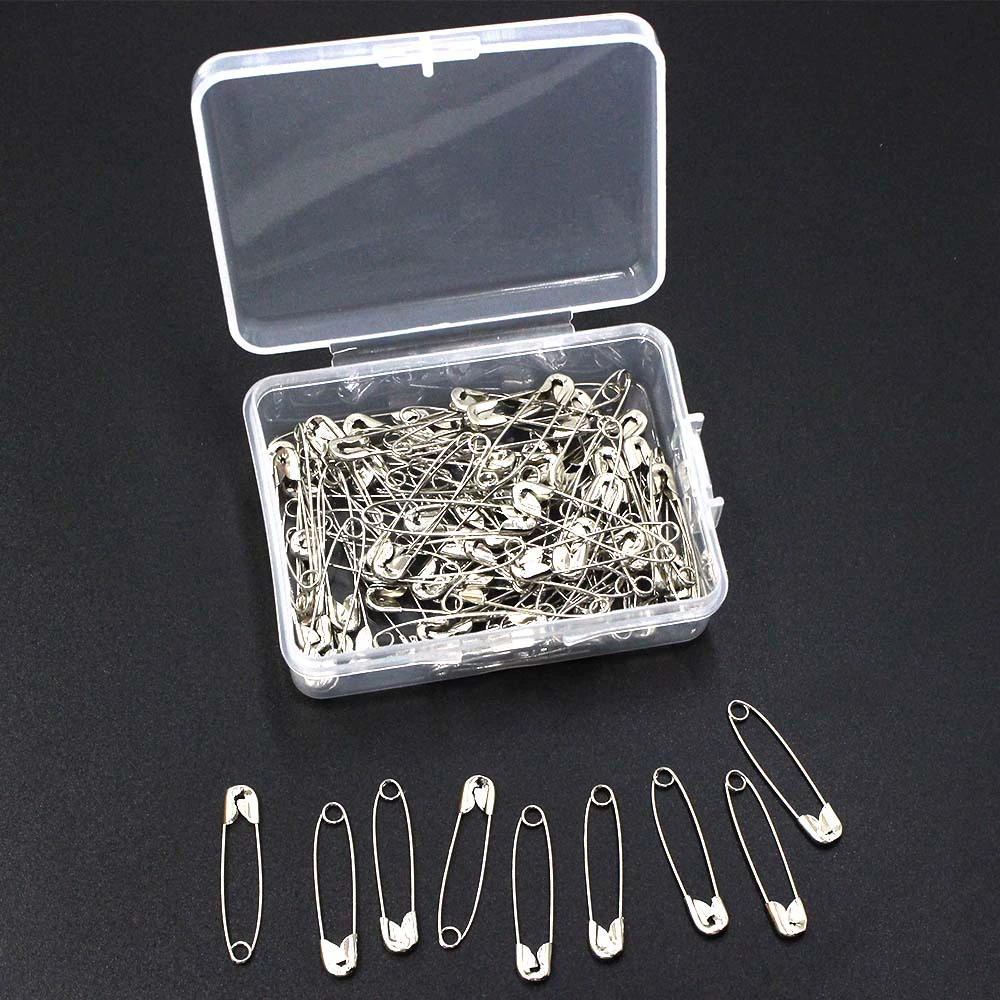 Производитель спот серебряные никелированные булавки 100 шт/коробка 28 мм металлические булавки для украшения одежды