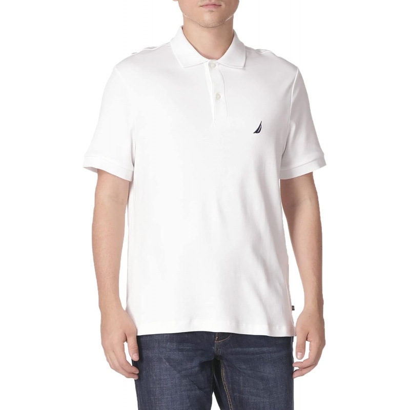 Amazon cross-border European and American men's summer fashion lapel printed short-sleeve POLO shirt, business casual with unique buttons