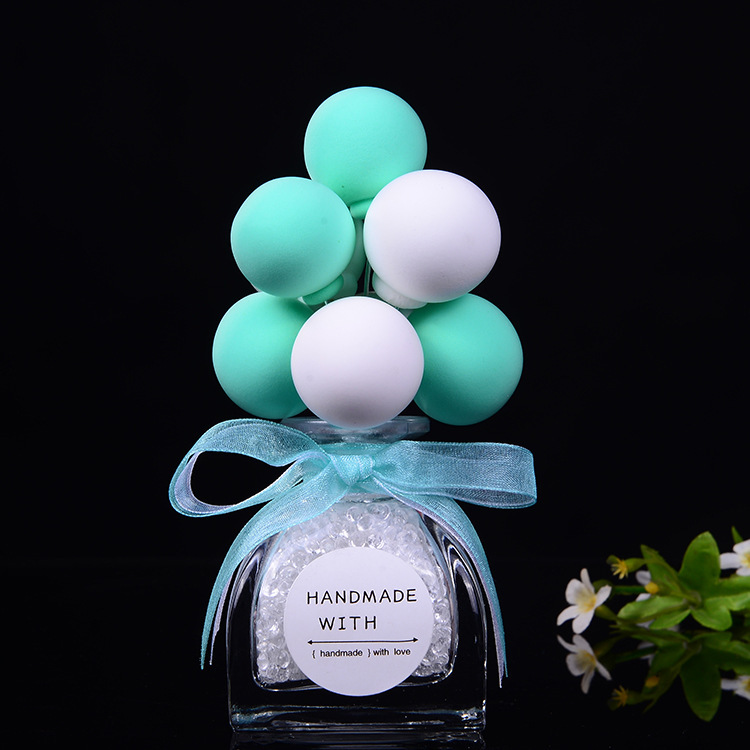Primer amor sabor confesión creativa globo botella de vidrio adorno femenino tablero de instrumentos adorno consola central adorno interior