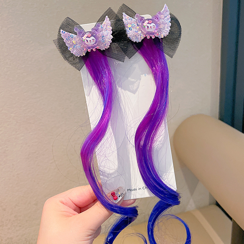 Nuevo clip de peludo para niños, accesorios para el cabello, tocado para niñas, horquilla, horquilla de lazo para bebé, pony, lindo