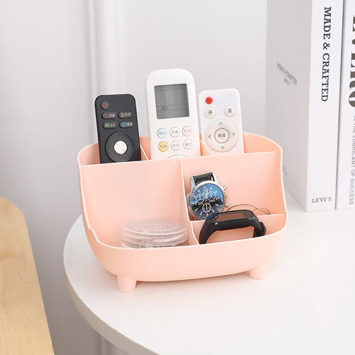 Desktop sofa type mobile phone holder storage box cosmetics jewelry storage box multi-function 6-grid stationery storage box