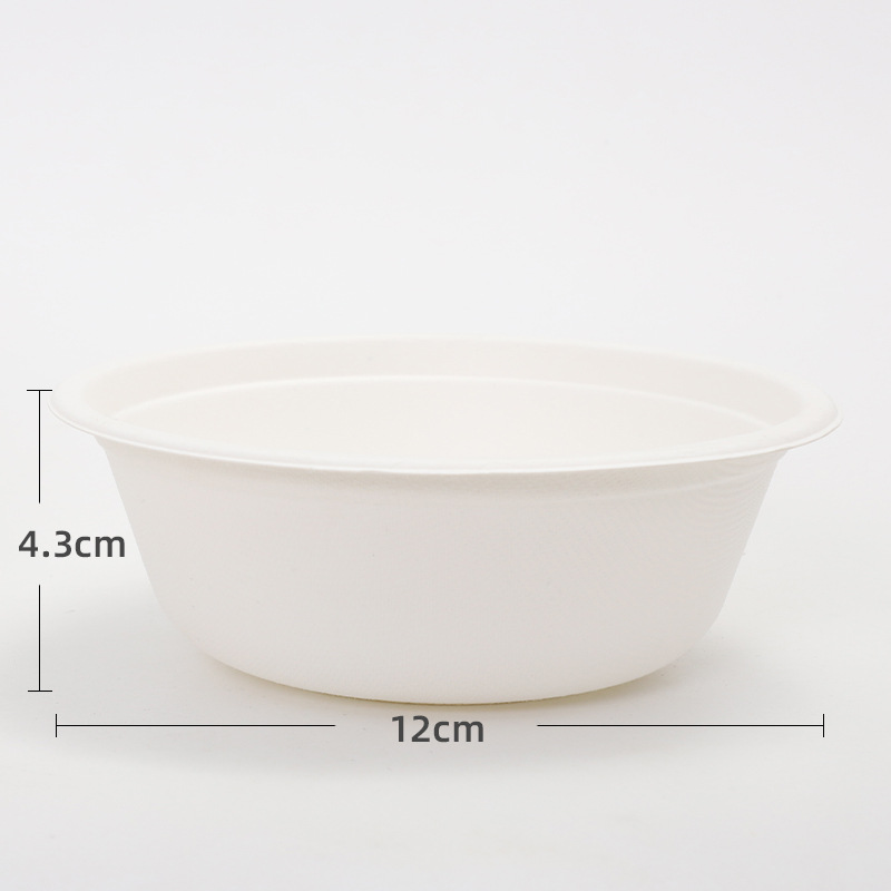 Plato de comedor desechable plato de comedor postre yogur esponjoso batido de patatas heladas de grado alimenticio espesado plato de papel de espuma comercial