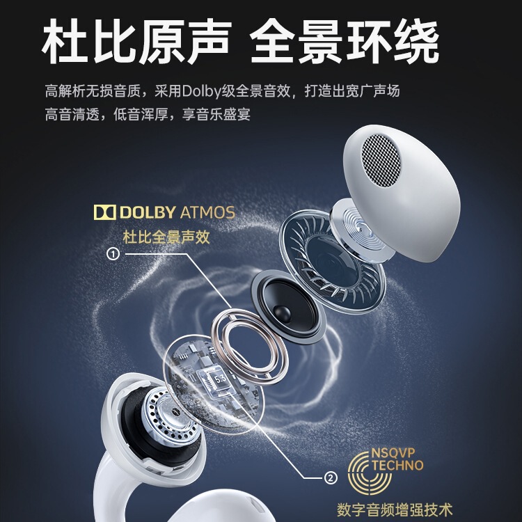 2025新款耳夹式骨传导概念真无线不入耳开放式挂耳式跑步运动耳机|undefined