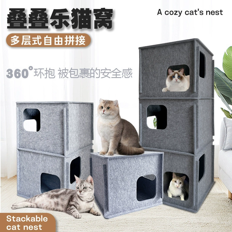 Jenga, house, multilayer waterproof removable universal villa, pet