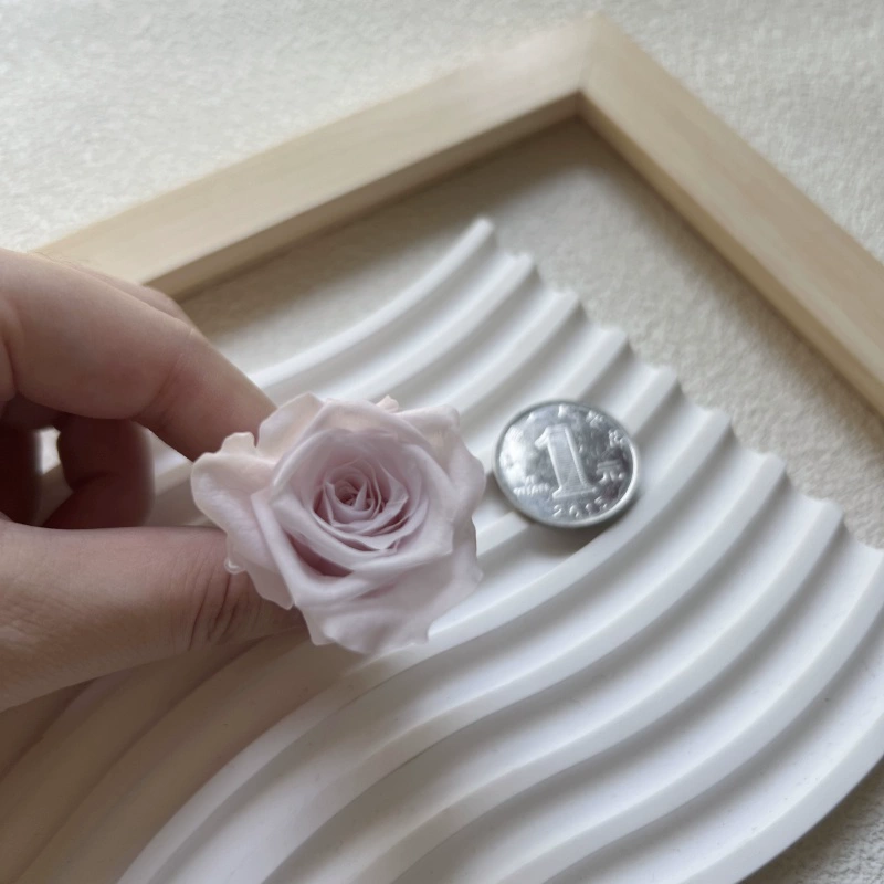Материалы для DIY вечной жизни цветка, класс B, голова вечной розы 2–3 см, маленький брелок-розочка с основным материалом