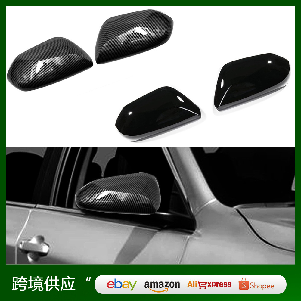 适用于丰田18款凯美瑞改装专用 后视镜盖装饰 ABS倒车镜外饰亮片