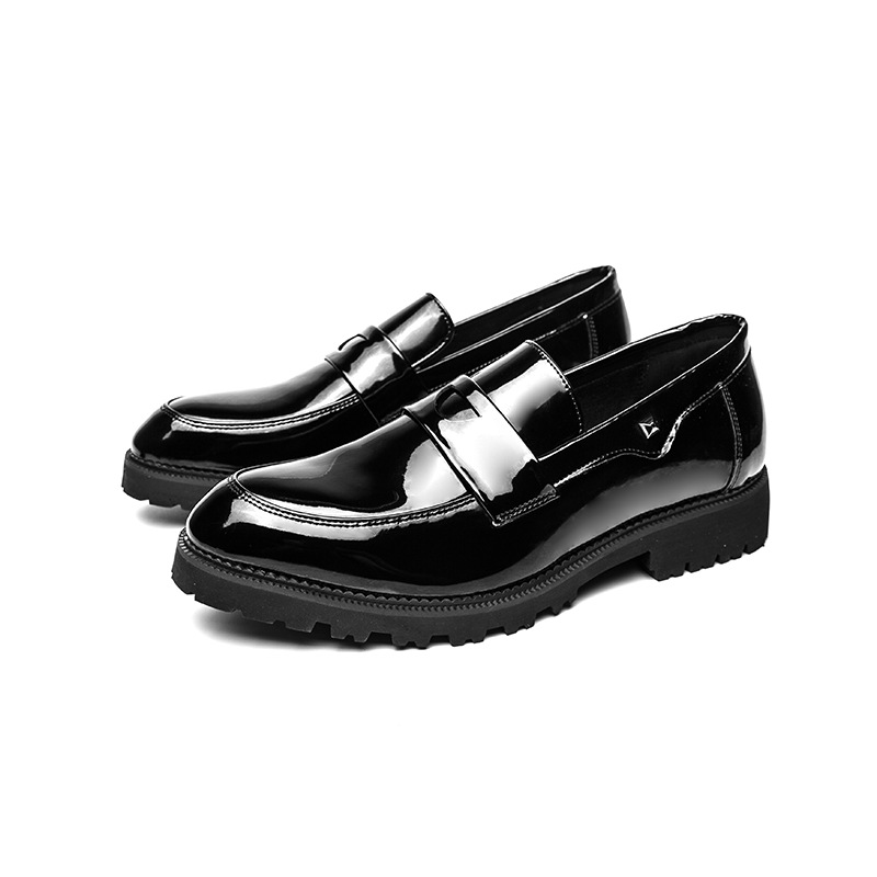 Casual autumn trend shoes English style pointed-toe