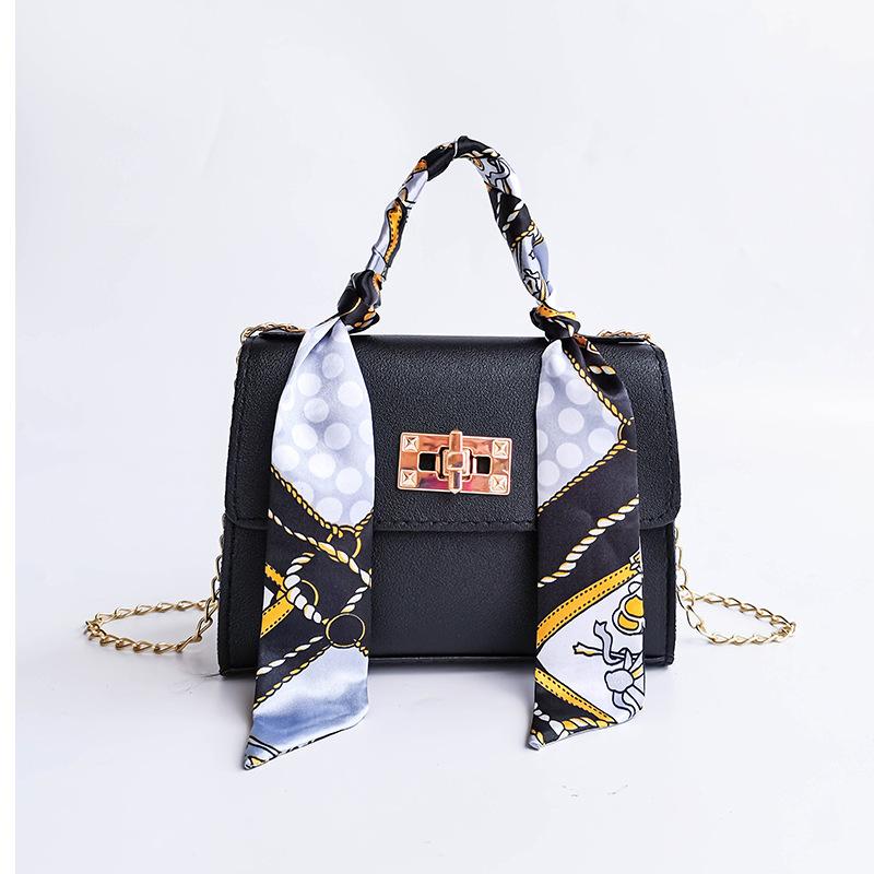 Damen Umhängetasche Mit Schal Und Kette Modische Designertasche_voghion.com