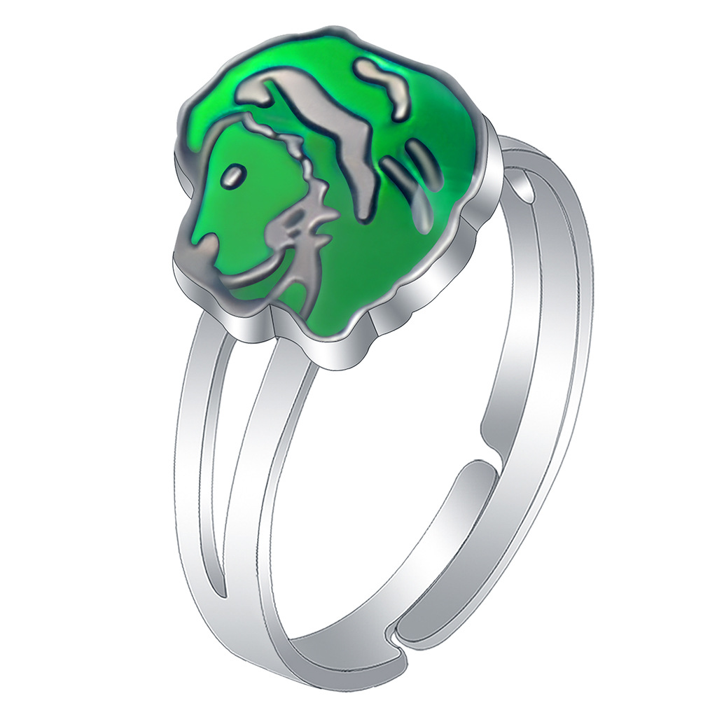 Fashion Lion Alloy Epoxy Kidu0027S Open Ring 1 Piece