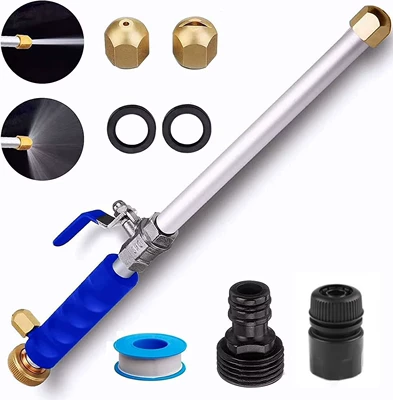 Car cleaning tools – High-Pressure Car Wash Water Gun - blue-plus-accessories-set