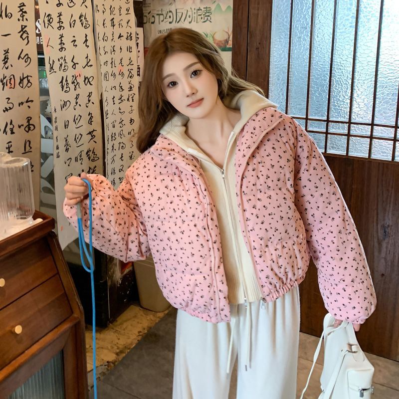 Invierno de algodón chaqueta corta de mujer invierno 2025 nuevo tipo coreano de pan cálido chaqueta de algodón chaqueta de algodón gruesa image 7