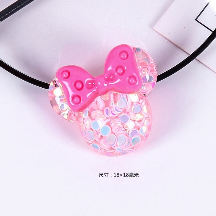 Resina brillo oso conejito gato agujero zapatos accesorios DIY material Resina accesorios DIY accesorios de joyería