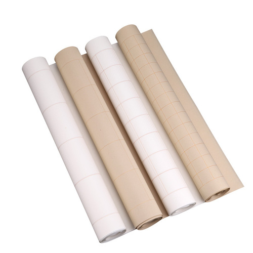 PK7J Grid Calligraphy Xuan Paper Six-Foot Double Opening Square Half-Raw Thick Small Regular Script Work Paper 345678910