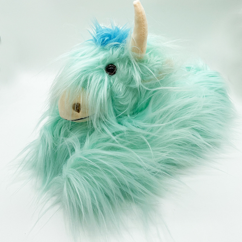 En stock CE Amazon Venta caliente Highland vaca zapatillas escocés yak Zapatillas Zapatos de algodón