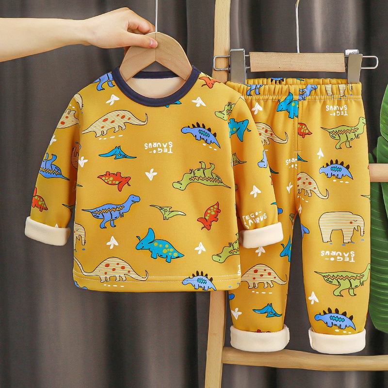 보온복-노란공룡