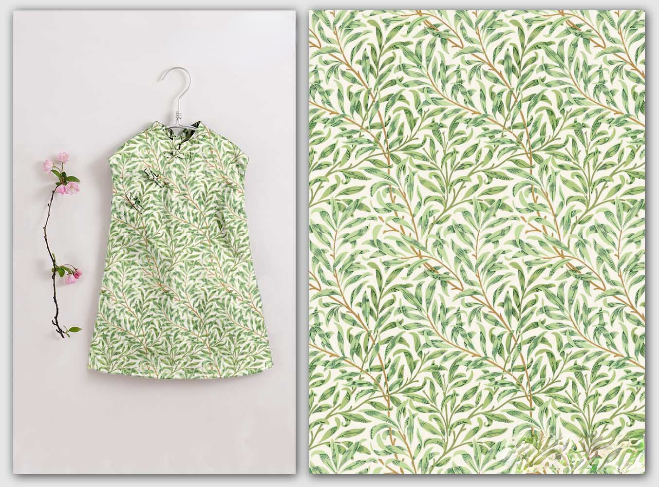 No.14 면 디지털 프린트 무지 천 폭 1.1 미터