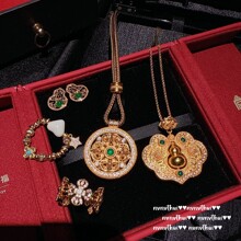 �ŷ���ɫ�Y�񻨴��_�P�� ����ʽ �18K�� ���z�������ʯ��ָ