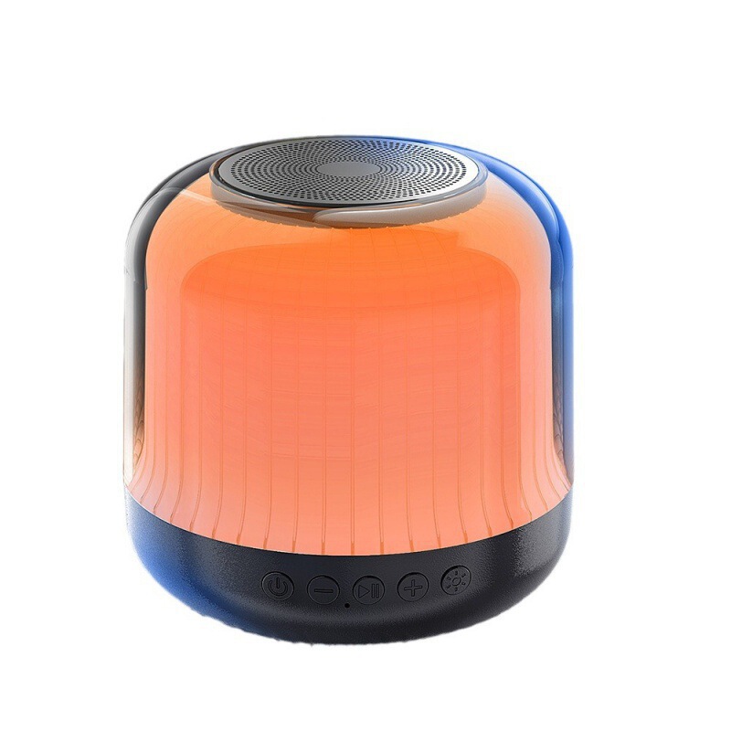 ワイヤレス Bluetooth スピーカー、カラフルなライト、サブウーファー、オーディオカード、小型オーディオ、携帯電話、コンピューター、デスクトップ、クロスボーダー人気モデル|undefined