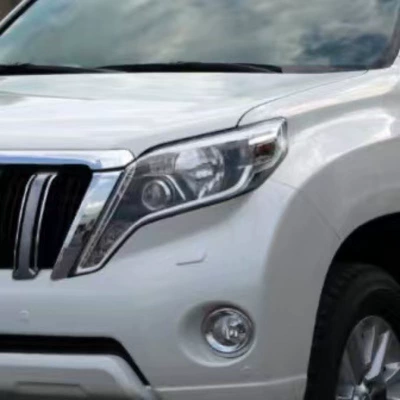 Car headlight protective film: Avalon, Camry, Highlander, RAV4, and - 14-17-prado-transparent-model