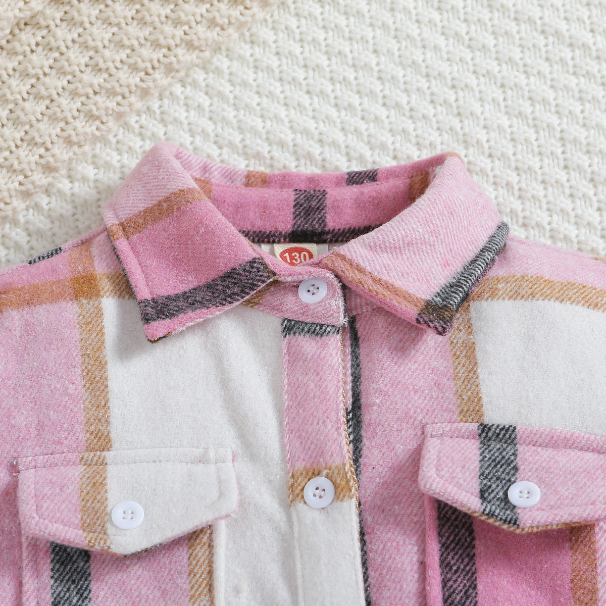 Abbigliamento per bambini, camicia a quadri monopetto a maniche lunghe, casual, per bambini, primavera e autunno_voghion.com