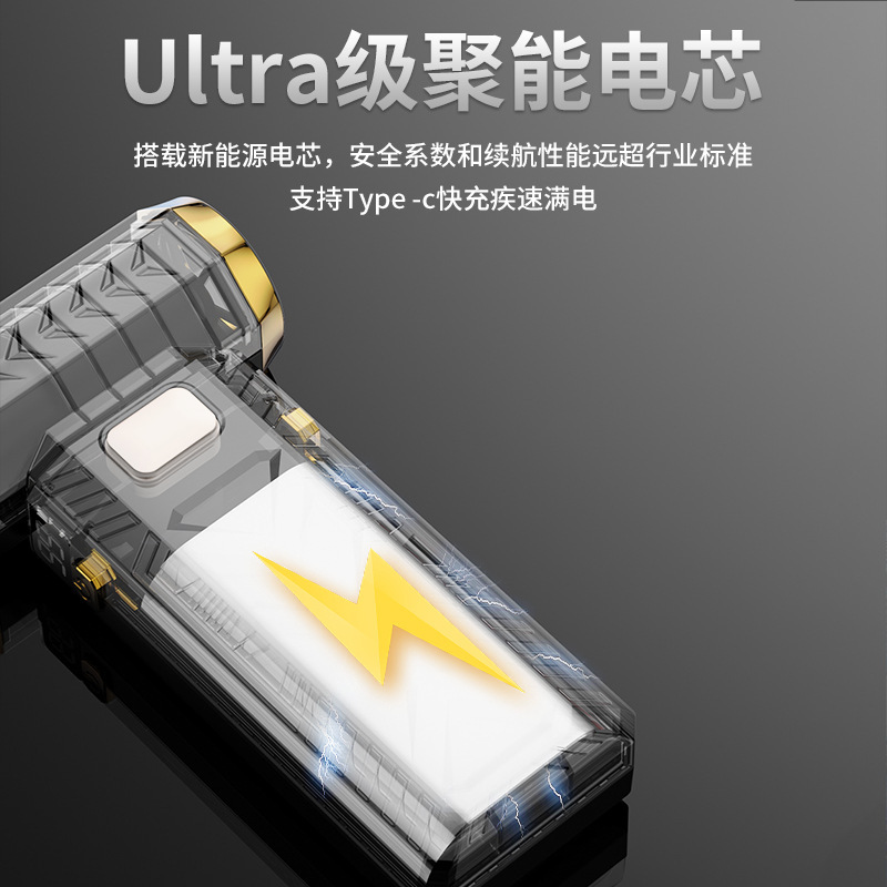新しい暴力的なハンドヘルド小型ファン、吹き込みと吸引を統合した多機能屋外ポータブル高速タービン超強風卸売|undefined