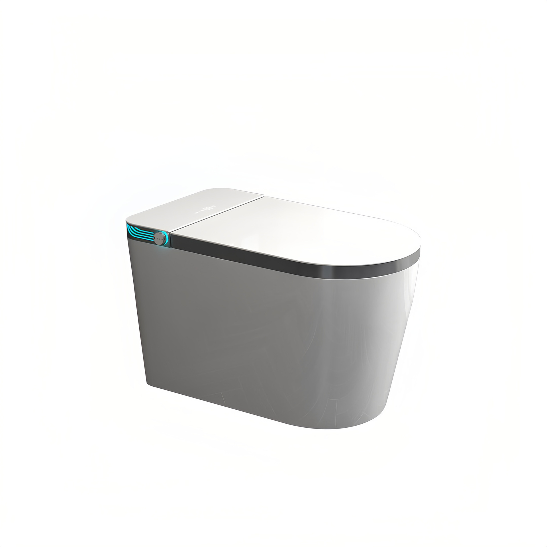 inodoro inteligente ligero de gran tamaño y asiento grande integrado totalmente automático lavado trasero sin restricción de presión de agua inodoro doméstico image 6
