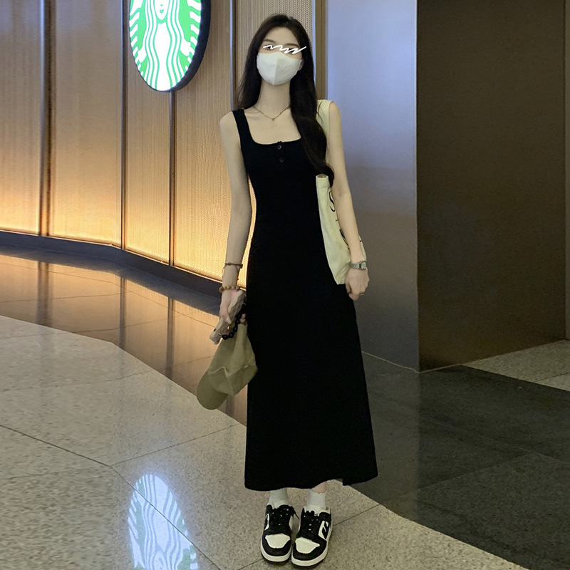 plus size Black Slip Skirt Spring and Summer dress chubby girl Slim Base Inner Pure High-grade A- line Long Skirt plus size Black Slip Skirt Spring and Summer dress chubby girl Slim Base Inner Pure High-grade A- line Long Skirt
