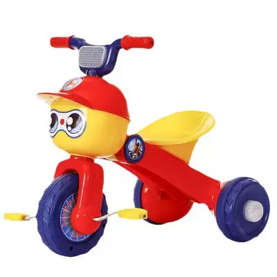 儿童三轮车脚踏车1-3-2-6岁宝宝单车折叠轻便婴幼小孩自行车童车