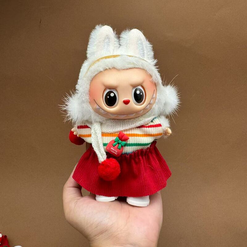 仅娃衣适用于labubu娃衣一二三代labubu坐坐派对圣诞套装万圣节|undefined