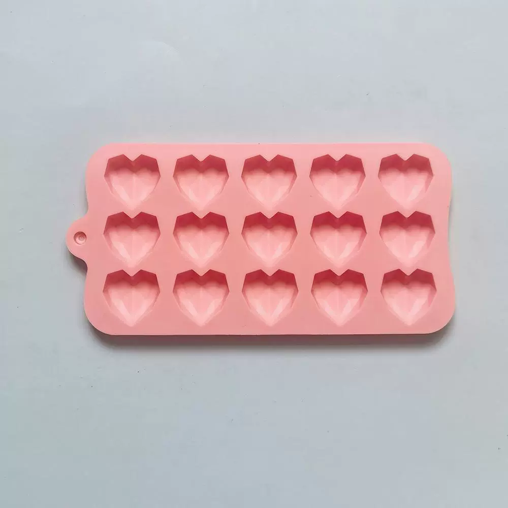 Форма из силикона 15 Diamond Love Chocolate 68 для шоколада, торта, льда, пудинга, десерта, выпечки