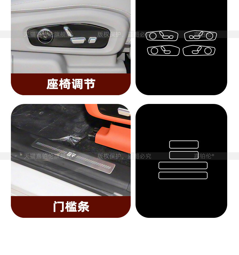 Suitable for Jetour G700 interior protection film, center console sticker, navigation screen tempered film, accessories, modified car clothing supplies