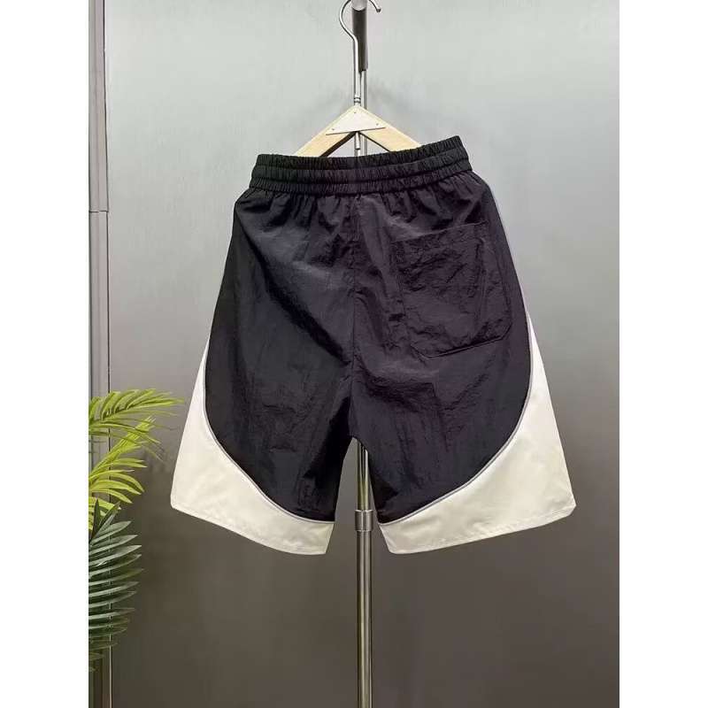 Men's Clothing Men's Trendy Casual Embroidered Shorts Patchwork Five Point Outdoor Sports Beach Pants Loose Fit_viptrois.com