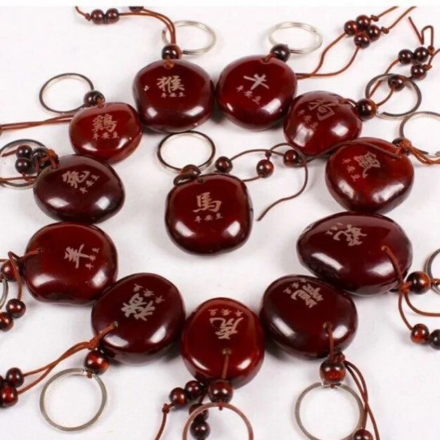 Anti-Evil Peace Bean Good Luck Small Pendant Keychain Jujube Wood Street Vendor Crafts Wholesale Keychain Anti-Evil Peace Bean Good Luck Small Pendant Keychain Jujube Wood Street Vendor Crafts Wholesale Keychain