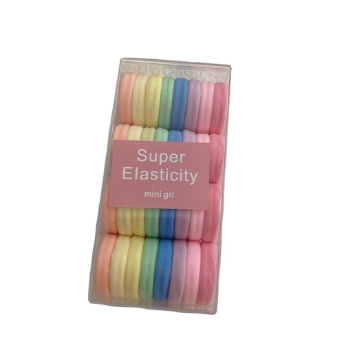 Gentle, comfortable and super elastic towel ring ~ hair tie hair accessory Korean simple rubber band does not hurt the hair and tied with ponytail headband
