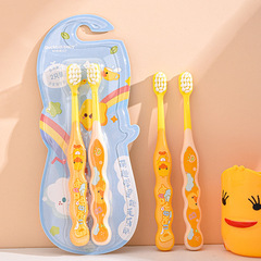 Cute Cartoon Duckbill Children's Toothbrush Baby Student Practice Learning Soft Brush Supermarket Wholesale