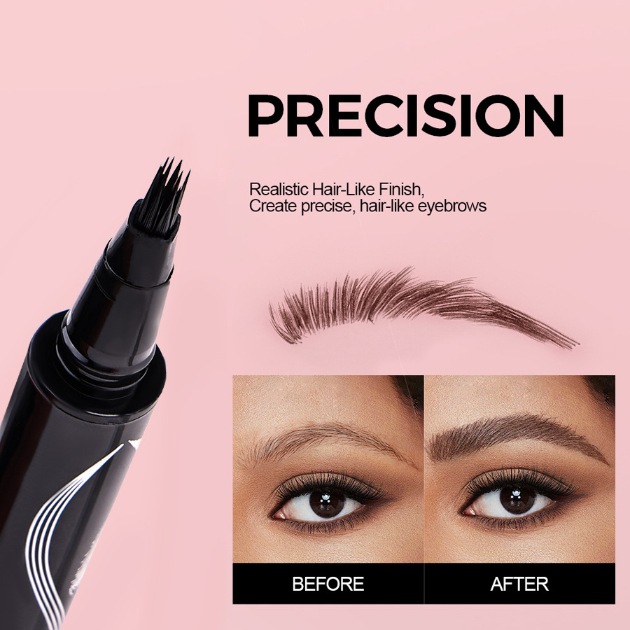 Lápiz de cejas PAGE VINE de Amazon, resistente al agua, al sudor, de larga duración, no se corre y crea cejas distintas y de aspecto natural.