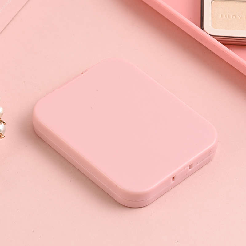 Espejo de Maquillaje Plegable de Doble Cara, ABS, Doble Cara, para Dormitorio y Baño