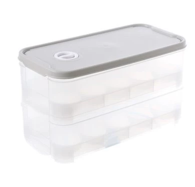 6S Home Egg Storage Box Egg Box Egg Fresh Box Home Kitchen Multi -layer Transparent Covering Egg Bearing