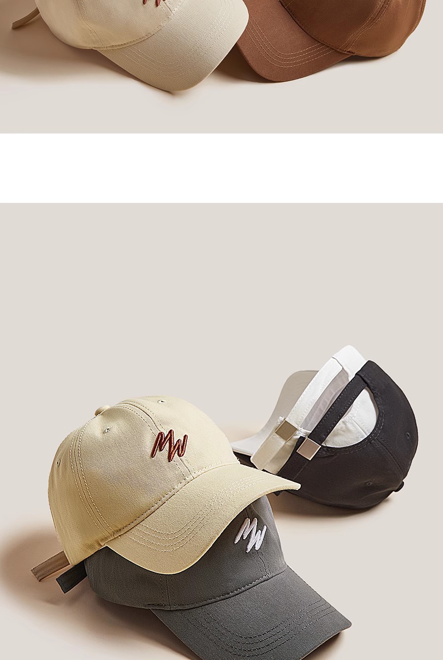 Baseballkappe Damen Sommer Neuware Hartschirm übergroße Kopfweite verstellbar Sonnenschutz Freizeit vielseitig kombinierbar UV-Schutz Schirmmütze