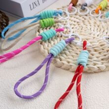 短款提带绳子创意万能水杯挂绳随手彩色多功能手机钥匙扣编织挂绳