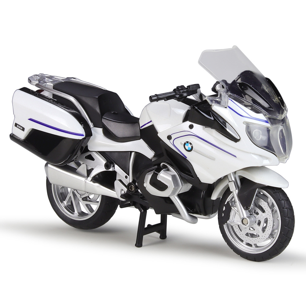 CCA1:12 BMW BMW R1250 RT locomotora pesada motocicleta simulación modelo de aleación terminado con base